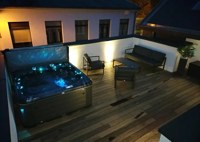 Avec Rooftop Au Centre De شقة مالميدي