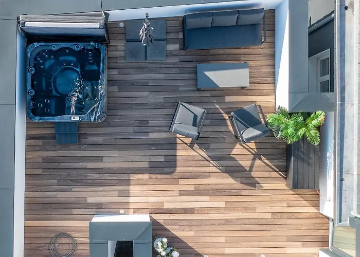 شقة Avec Rooftop Au Centre De